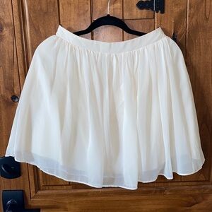 B. Smart Flirty Sheer Layered Tulle Mini Skirt